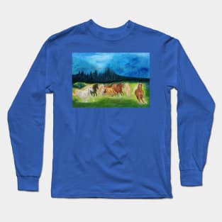 Wild Horses Long Sleeve T-Shirt